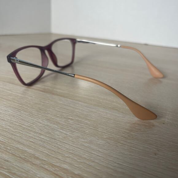 Ray-Ban RB7053 5526 Red Square Eyeglasses READ Frames Only 54-17-140 - Picture 7 of 12
